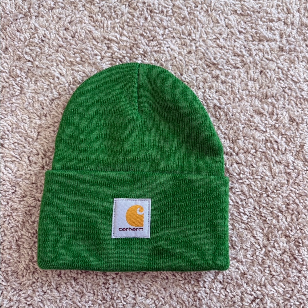 Carhartt Green Beanie Unisex